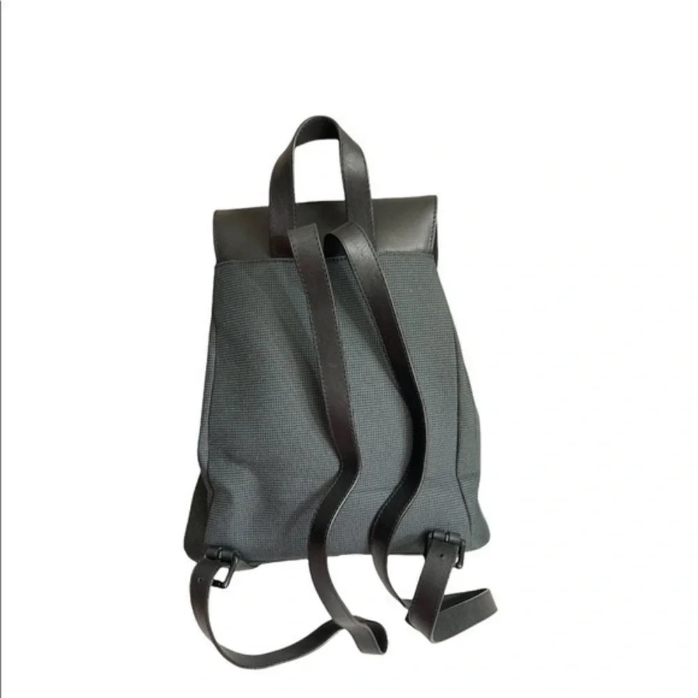 L.L. bean black and gray mini backpack